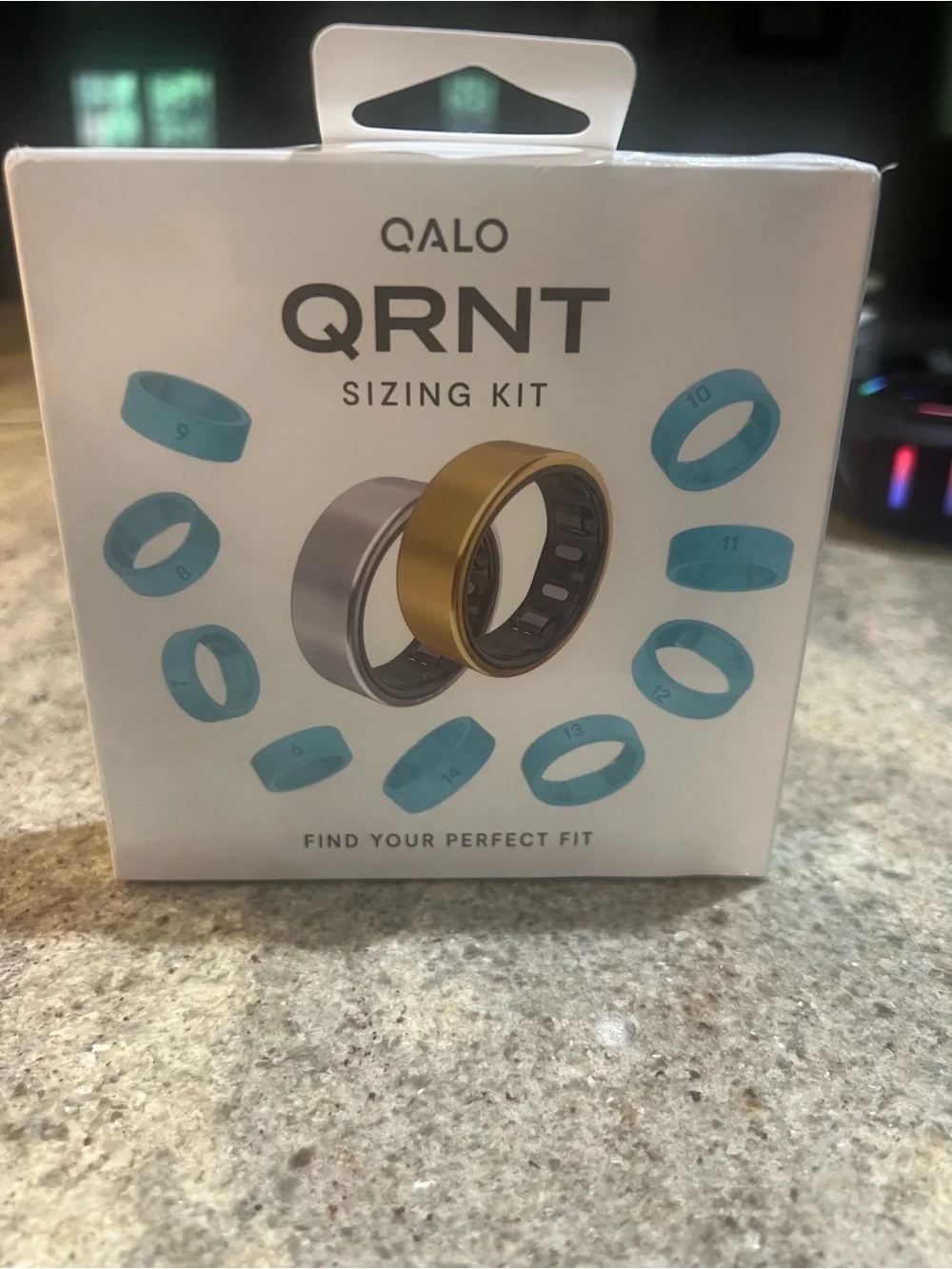 QALO QRNT Women’s Sizing Kit Ring - Gold & Silver - Picture 1 of 2